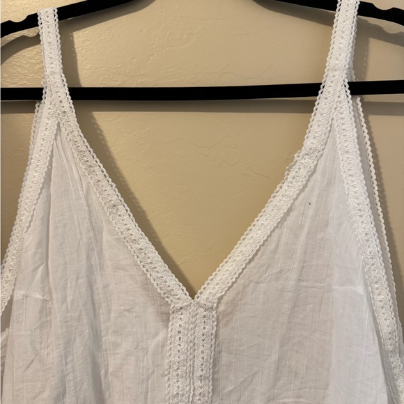 White Sleeveless summer dress - Picture 3 of 5